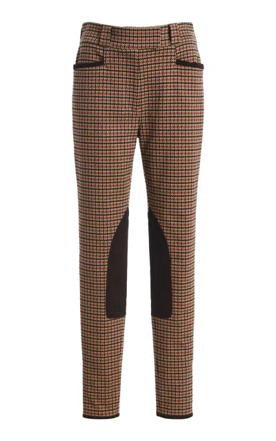 Cara Cara Turin Stretch Plaid Pants