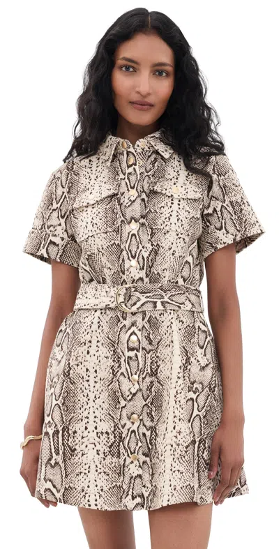 Cara Cara Walter Dress Classic Snake Grey