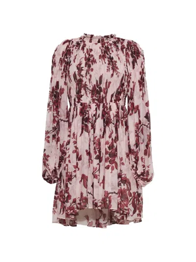Cara Cara Weston Ruffled Mini Dress In Multi