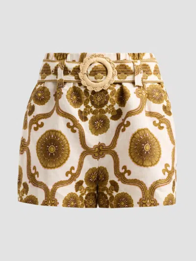 Cara Cara Women's Bosco Printed High-rise Shorts In Green