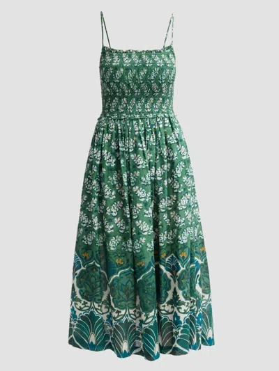 Cara Cara Women's Carmen Printed Midi Dress In Green