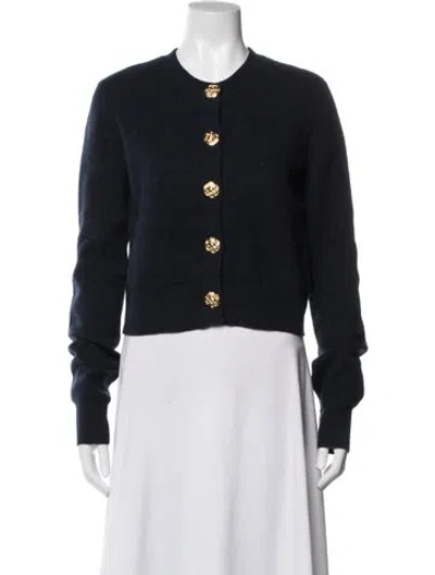 Pre-owned Cara Cara Wool Crew Neck Sweater W/ Tags In Blue