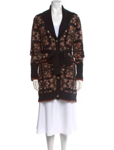 Pre-owned Cara Cara Wool Patterned Sweater W/ Tags In Multicolor