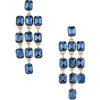 Cara Crystal Chandelier Earrings In Light Blue