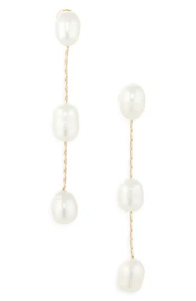Cara Crystal Cluster Stud Earrings In White