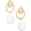 Cara Faux Pearl Drop Earrings