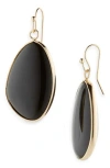 Cara Fringe Statement Earrings In Black