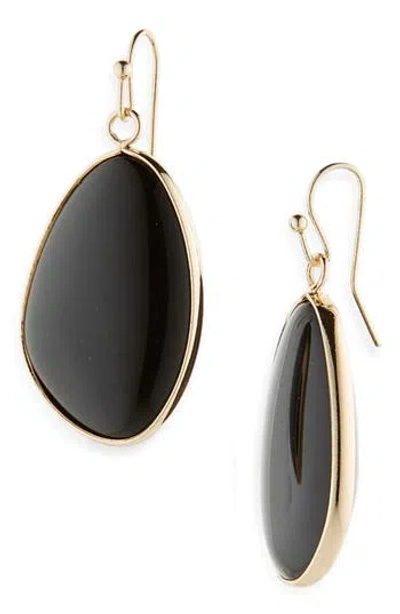 Cara Fringe Statement Earrings In Black