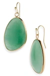 Cara Fringe Statement Earrings In Green