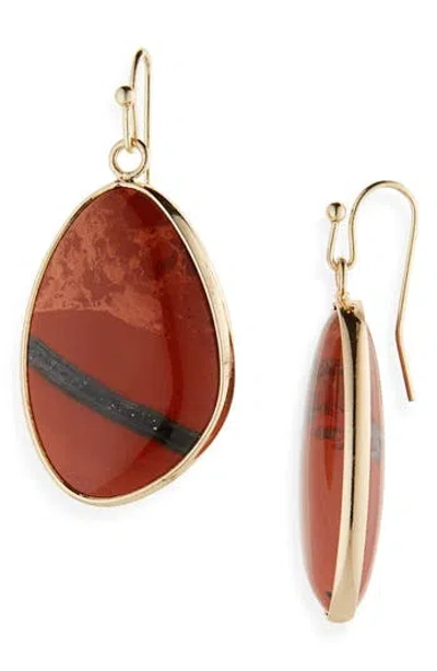 Cara Fringe Statement Earrings In Red