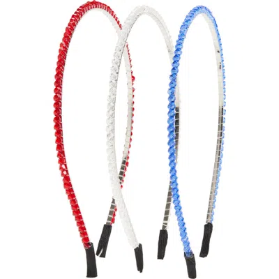 Cara Kids' 3-pack Americana Headband Set In Multi