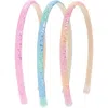 Cara Kids' 3-pack Glitter Headbands In Multi