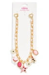 Cara Kids' Christmas Chain Bag Charm In Gold