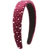 Cara Kids' Jewel Headband In Burgundy
