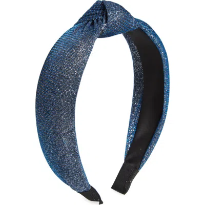 Cara Kids' Knot Headband In Blue