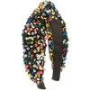 Cara Kids' Sequin Knot Headband In Multi