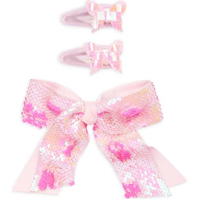 Cara Kids' Set Of 3 Assorted Sequin Hair Clips
