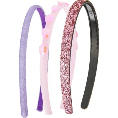 Cara Kids' Set Of 3 Headbands In Purple