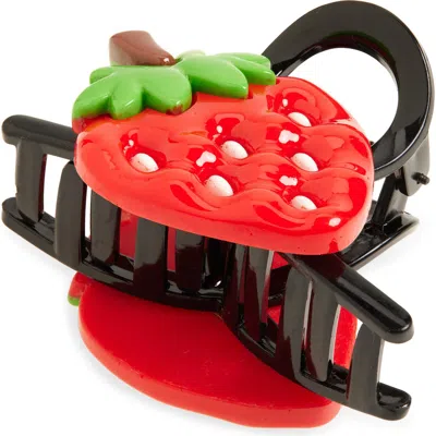 Cara Kids' Strawberry Hair Clip In Red