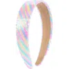 Cara Rainbow Sequin Headband In Multi