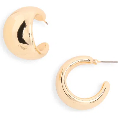 Cara Small Hoop Earrings In Gold