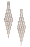 Cara Statement Drop Earrings In Gold