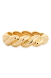 Cara Twisted Cuff Bracelet In Gold