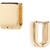 Cara Two Tone Crystal Hoop Earrings