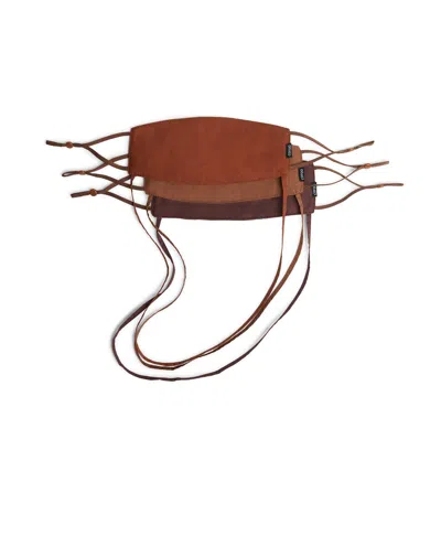 Caraa 3 Origami Masks In Brown