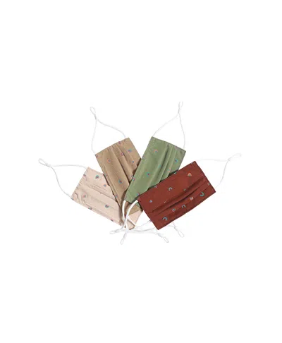 Caraa 4 Iron-free Printed Masks In Multi