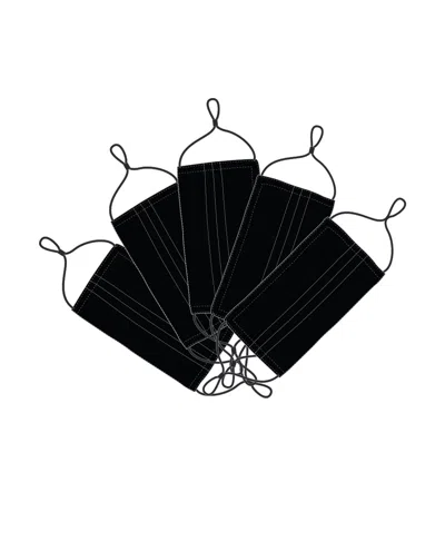 Caraa 5 Universal Twill Masks In Black