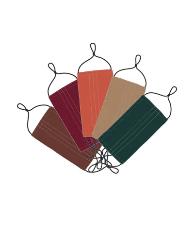 Caraa 5 Universal Twill Masks In Multi