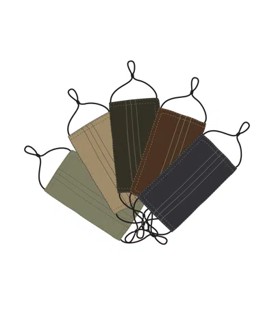 Caraa 5 Universal Twill Masks In Multi