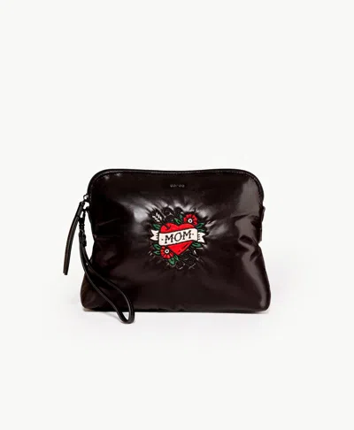 Caraa Baby Pouch Embroidered In Brown