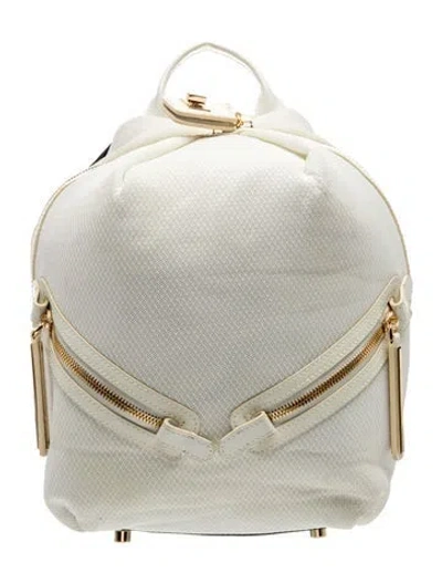Pre-owned Caraa Neoprene Backpack In Neutrals