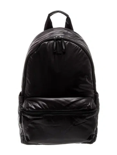 Pre-owned Caraa Nylon Backpack In Black