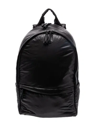 Pre-owned Caraa Nylon Backpack In Black