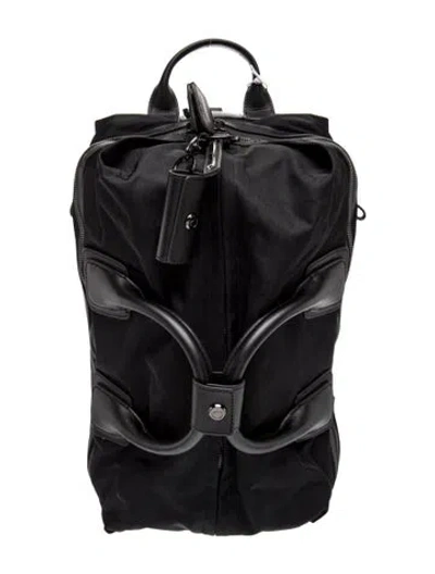 Pre-owned Caraa Nylon Backpack In Black