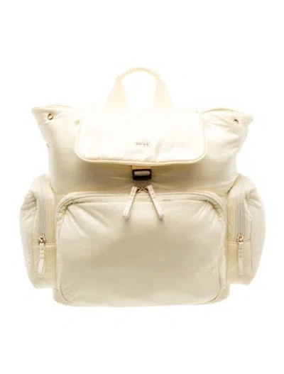Pre-owned Caraa Nylon Backpack In Gold