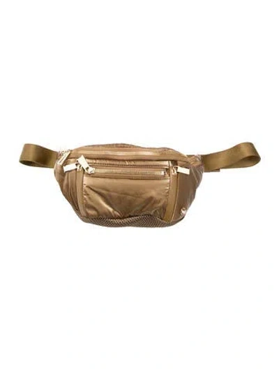 Pre-owned Caraa Nylon Belt Bag In Brown