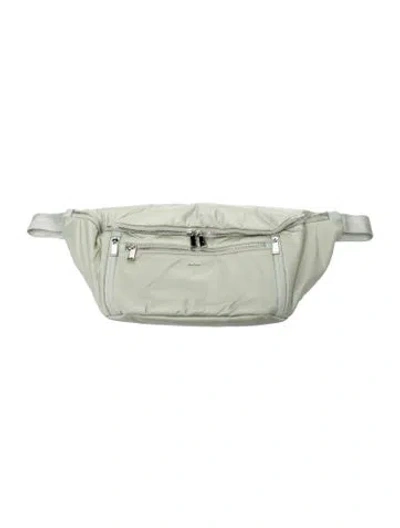 Pre-owned Caraa Nylon Belt Bag In Green