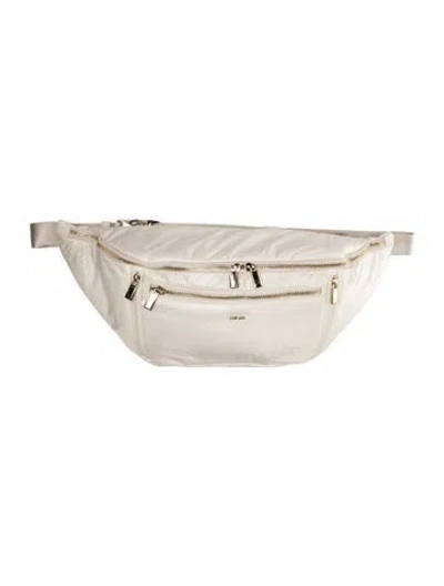Pre-owned Caraa Nylon Belt Bag In Neutral