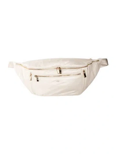 Pre-owned Caraa Nylon Belt Bag In Neutral