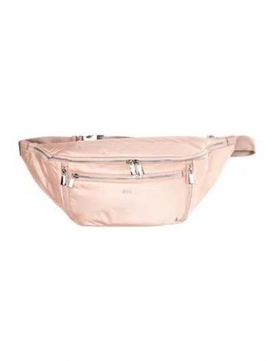 Pre-owned Caraa Nylon Belt Bag In Pink