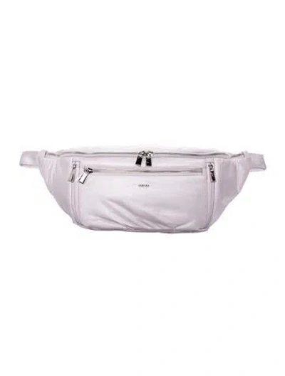 Pre-owned Caraa Nylon Belt Bag In Pink
