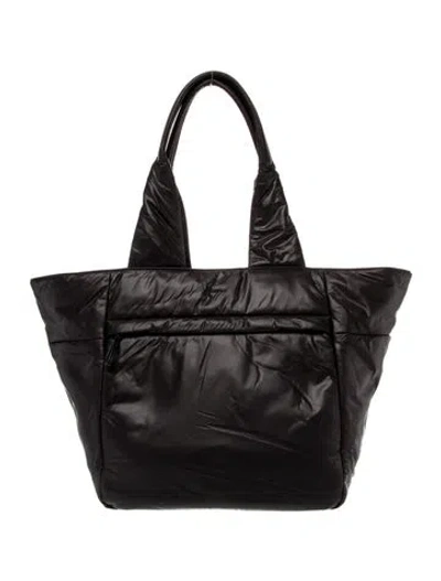 Pre-owned Caraa Nylon Tote In Black