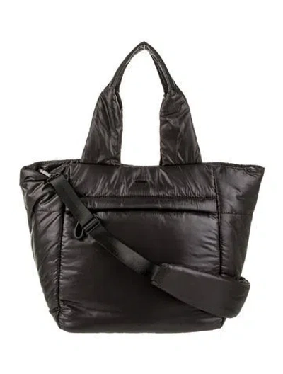 Pre-owned Caraa Nylon Tote In Black