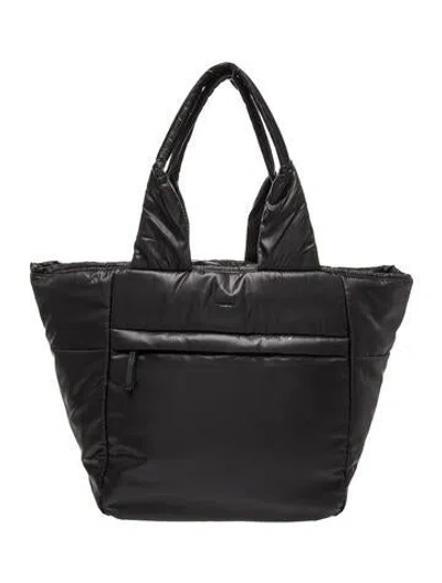Pre-owned Caraa Nylon Tote In Black