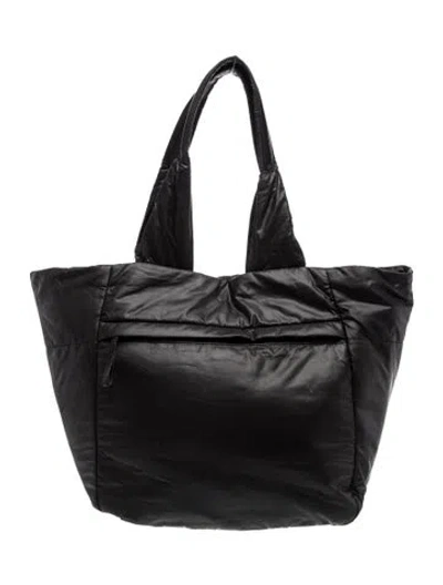 Pre-owned Caraa Nylon Tote In Black