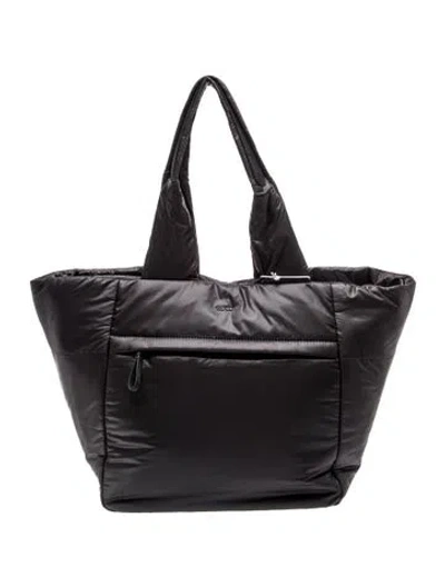 Pre-owned Caraa Nylon Tote In Black